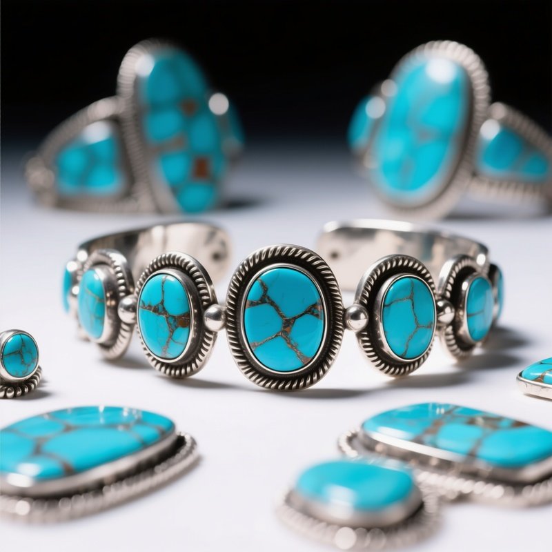 Turquoise And Silver As A Combination Of Materials In Native American Jewelry
