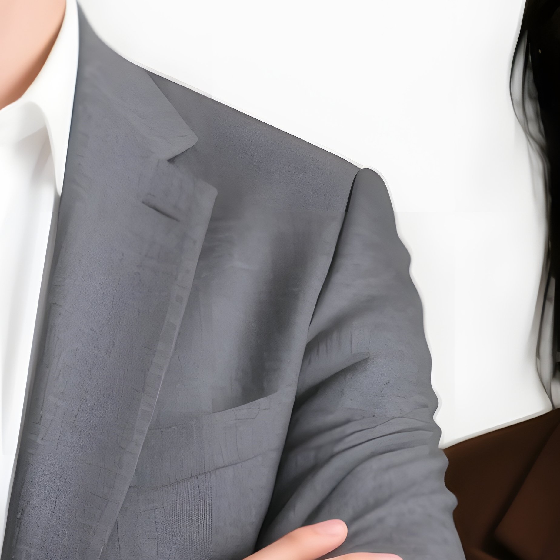 Two Business Professionals Standing Together Business - Full Resolution Quality Preview