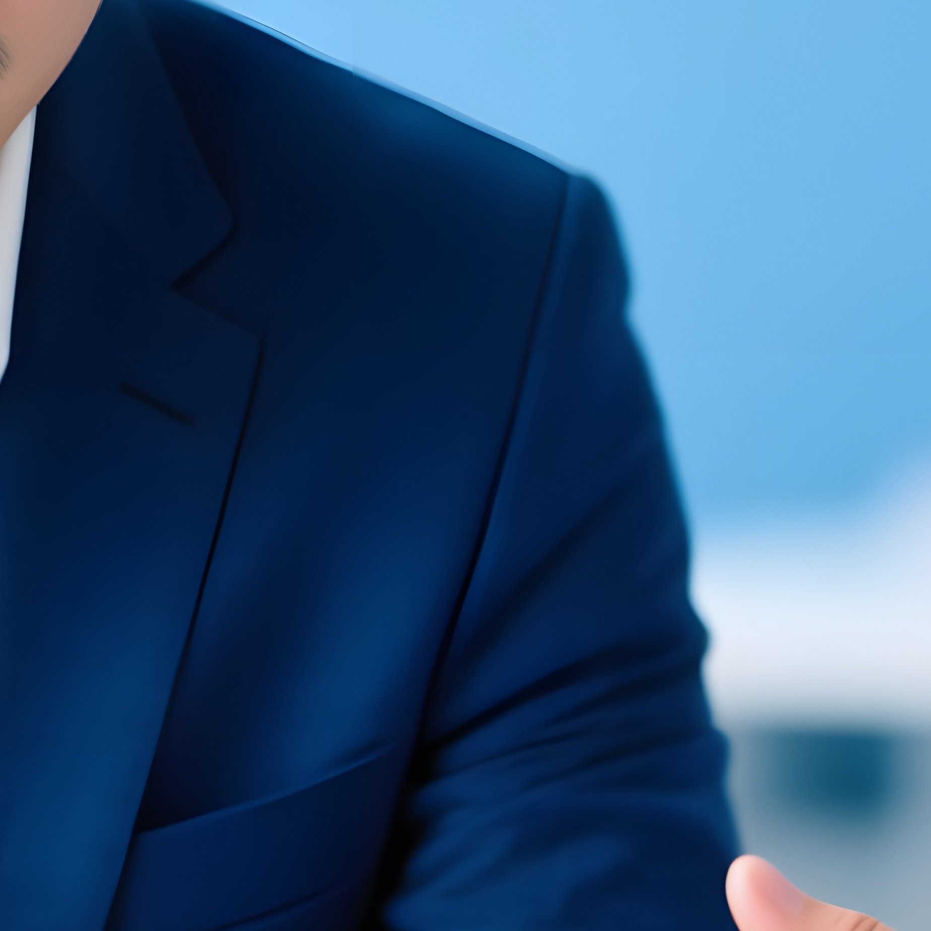 Two Businessmen Discussing Over A Digital Tablet Business - Full Resolution Quality Preview