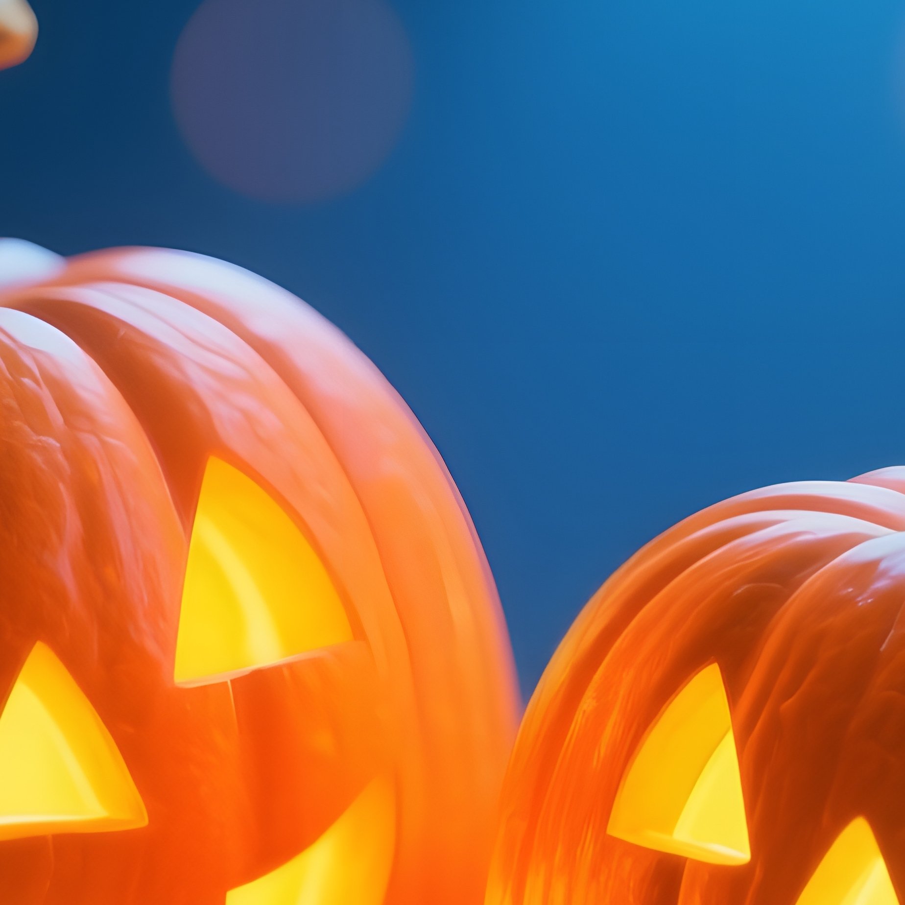Two Carved Pumpkins Halloween Pumpkin - Full Resolution Quality Preview