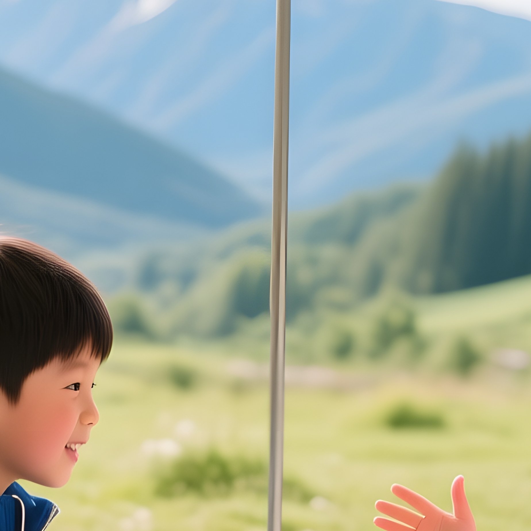 Two Children Interacting Inside A Tent Camping Children - Full Resolution Quality Preview