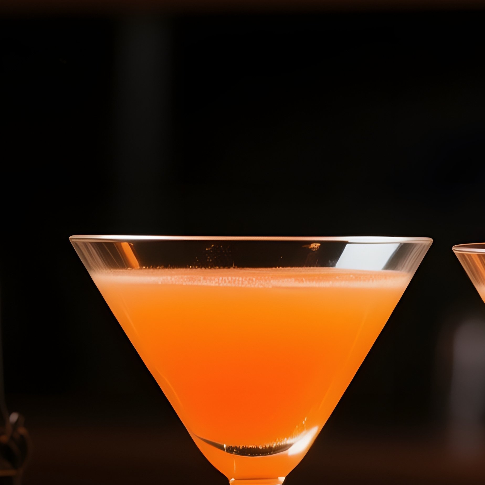 Two Cocktails In Martini Glasses Halloween Cocktail - Full Resolution Quality Preview