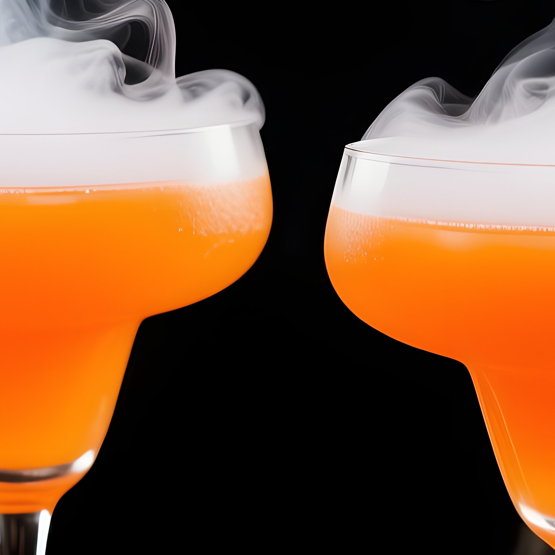 Two Halloween Themed Cocktails Halloween Cocktails - Full Resolution Quality Preview