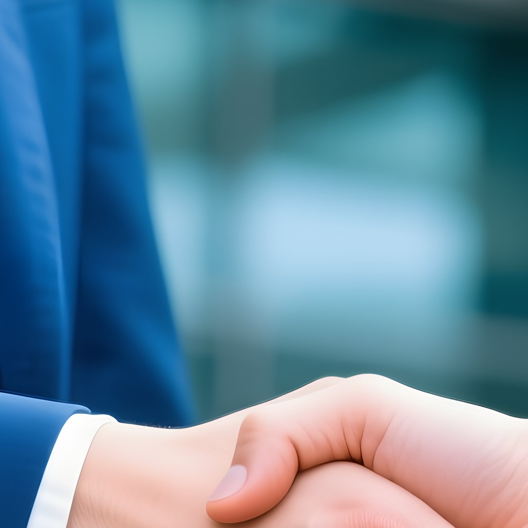 Two Individuals Shaking Hands Business Handshake - Full Resolution Quality Preview