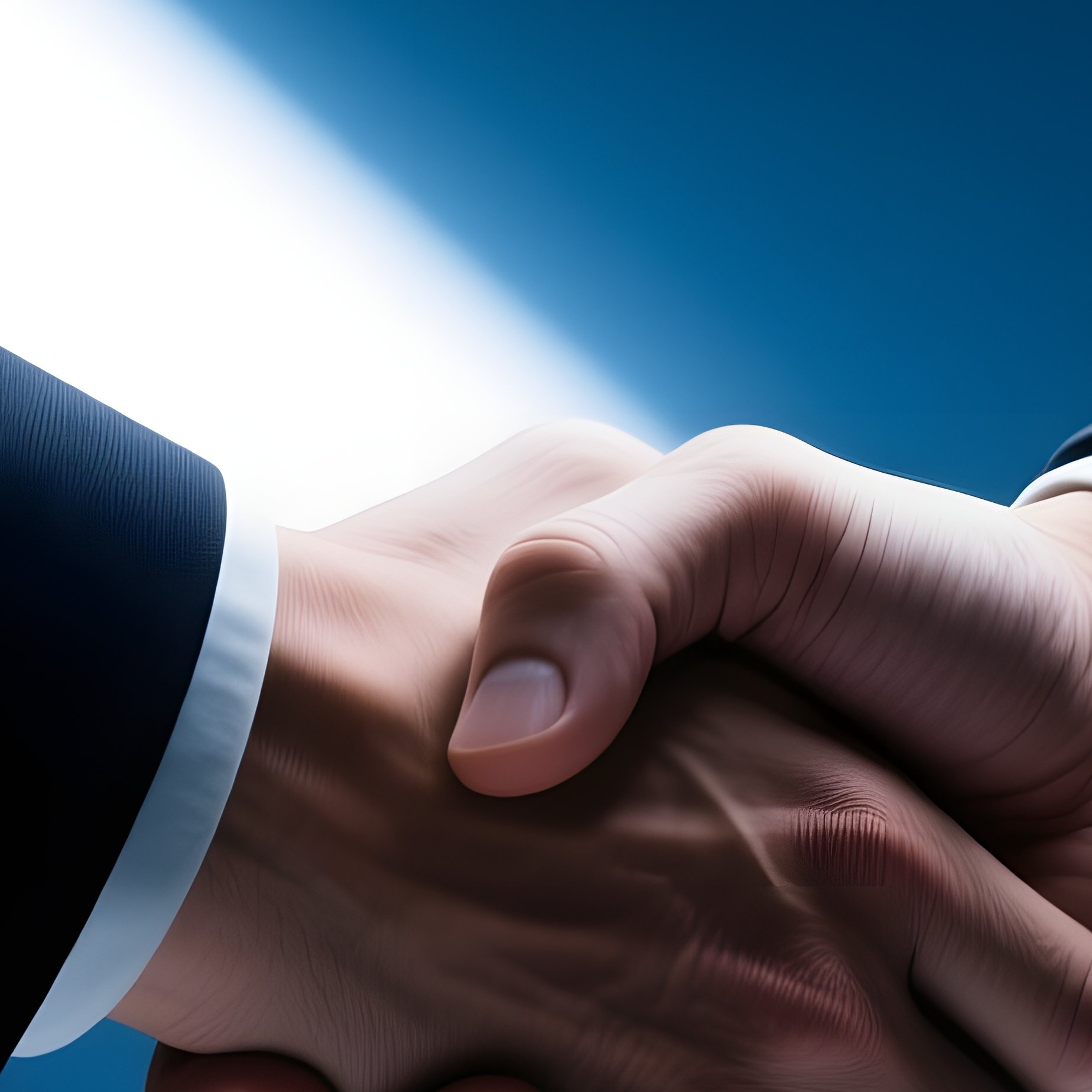 Two Individuals Shaking Hands Handshake Business - Full Resolution Quality Preview