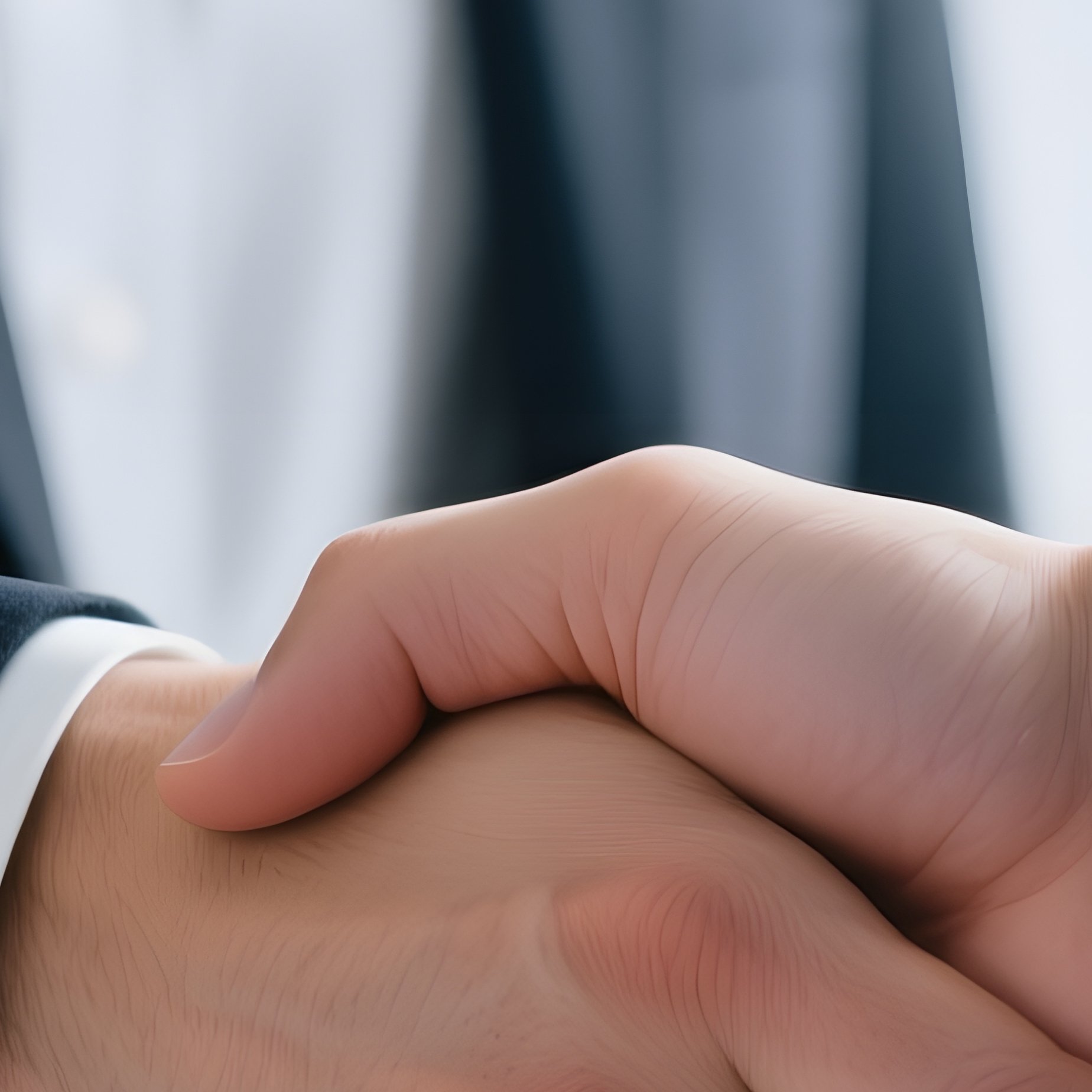 Two Individuals Shaking Hands Handshake Business - Full Resolution Quality Preview