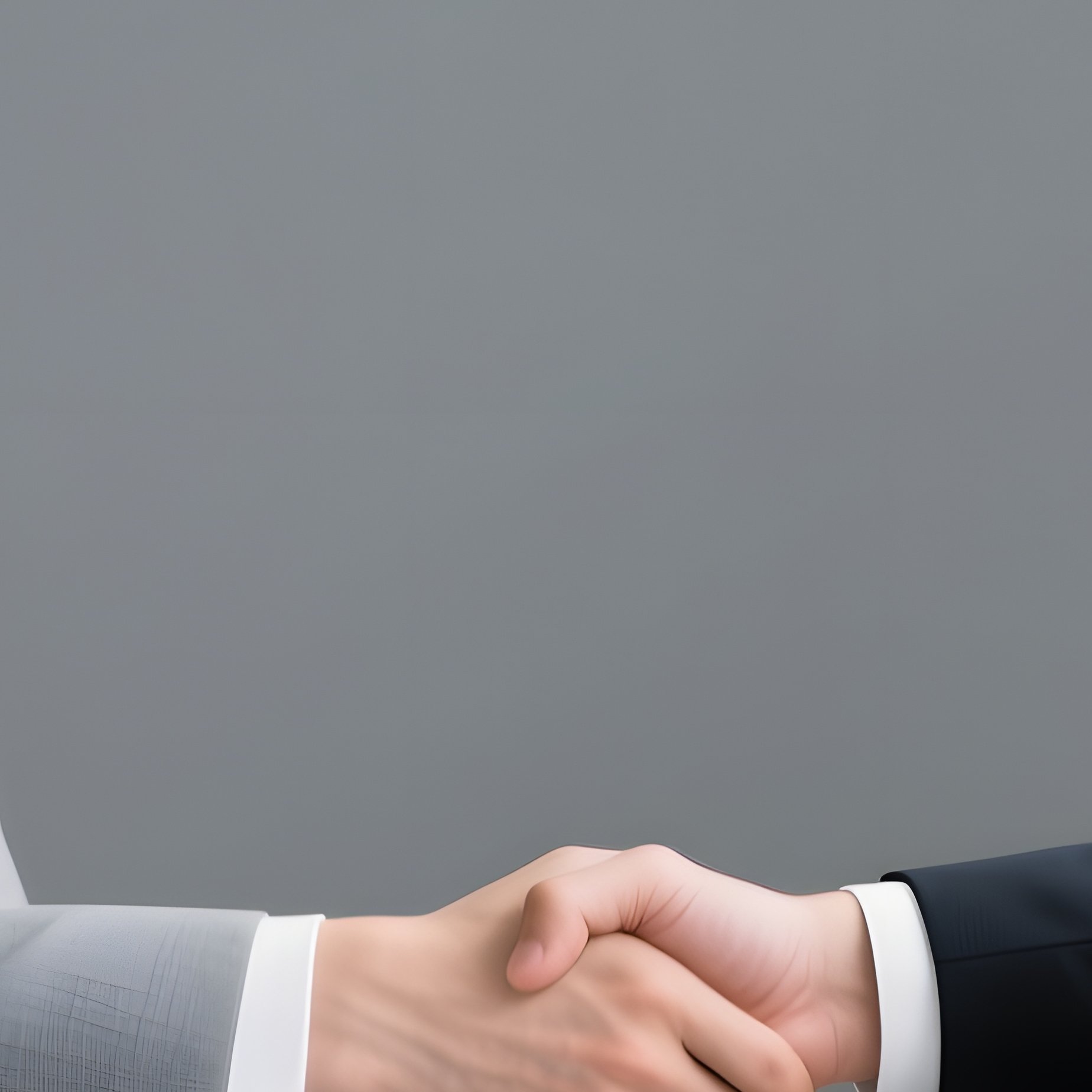 Two Individuals Shaking Hands Over A Desk Business Handshake - Full Resolution Quality Preview