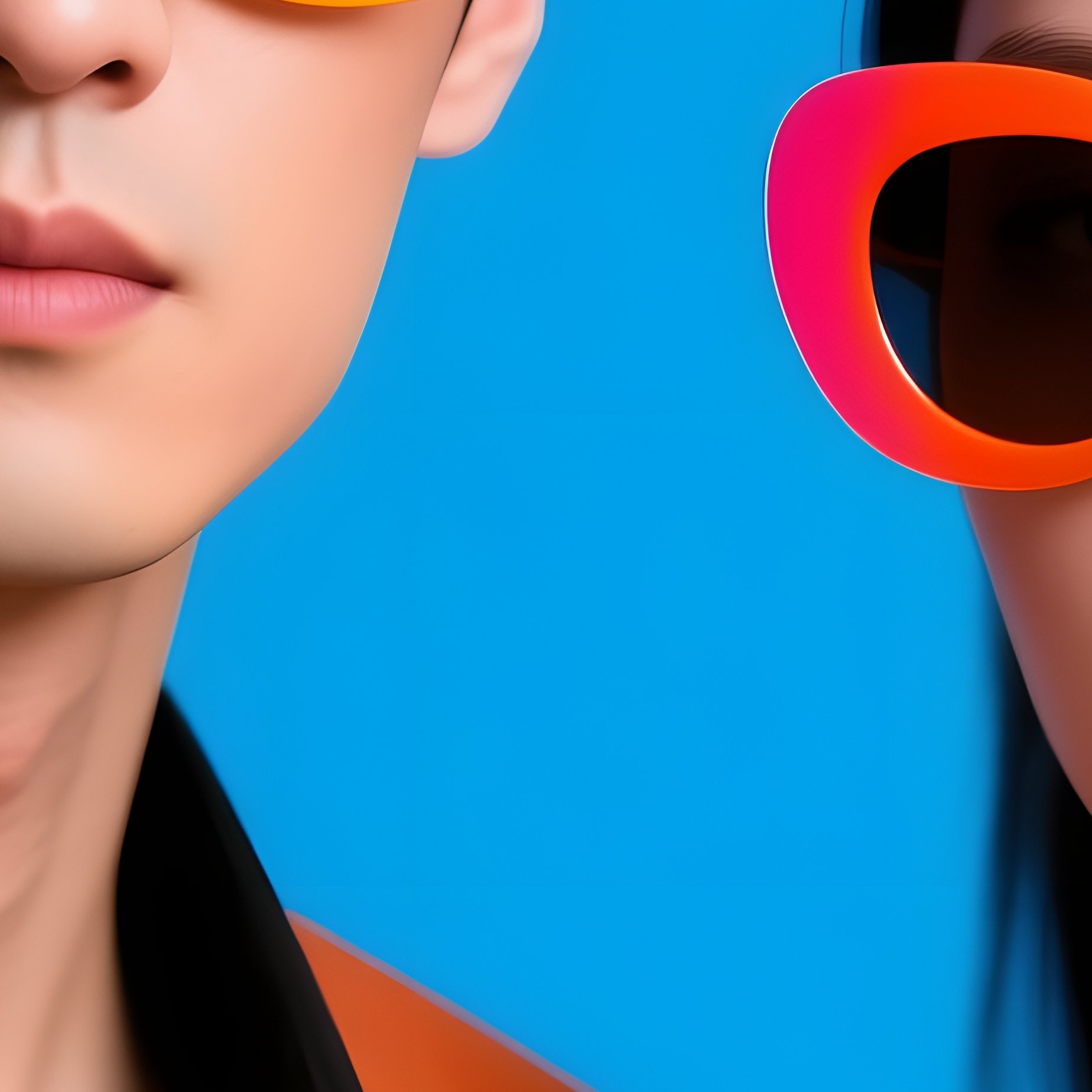 Two Individuals Wearing Sunglasses Fashion Sunglasses - Full Resolution Quality Preview