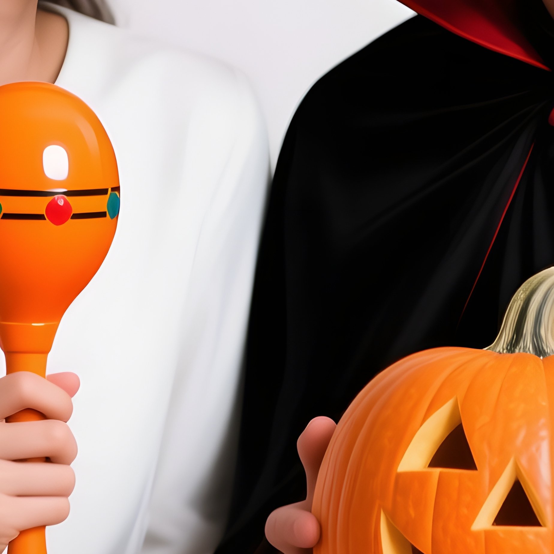 Two People Dressed In Halloween Costumes Halloween Costume - Full Resolution Quality Preview