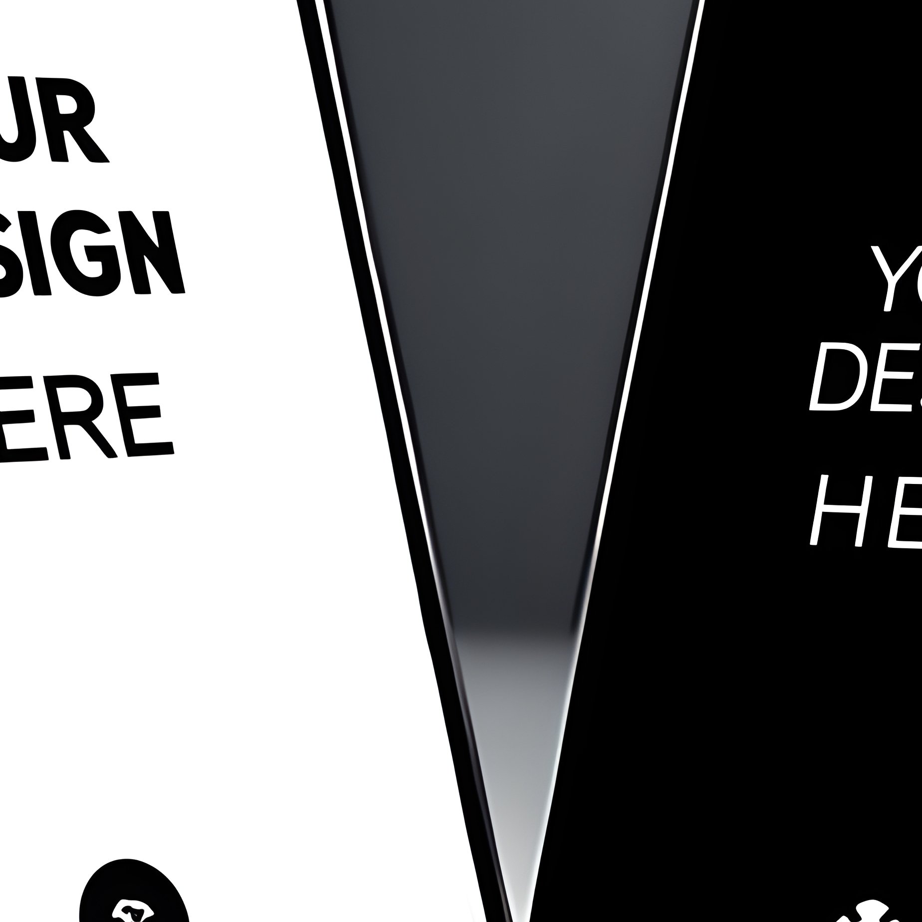 Two Smartphones Displaying A Mockup Design Smartphones Mockup - Full Resolution Quality Preview