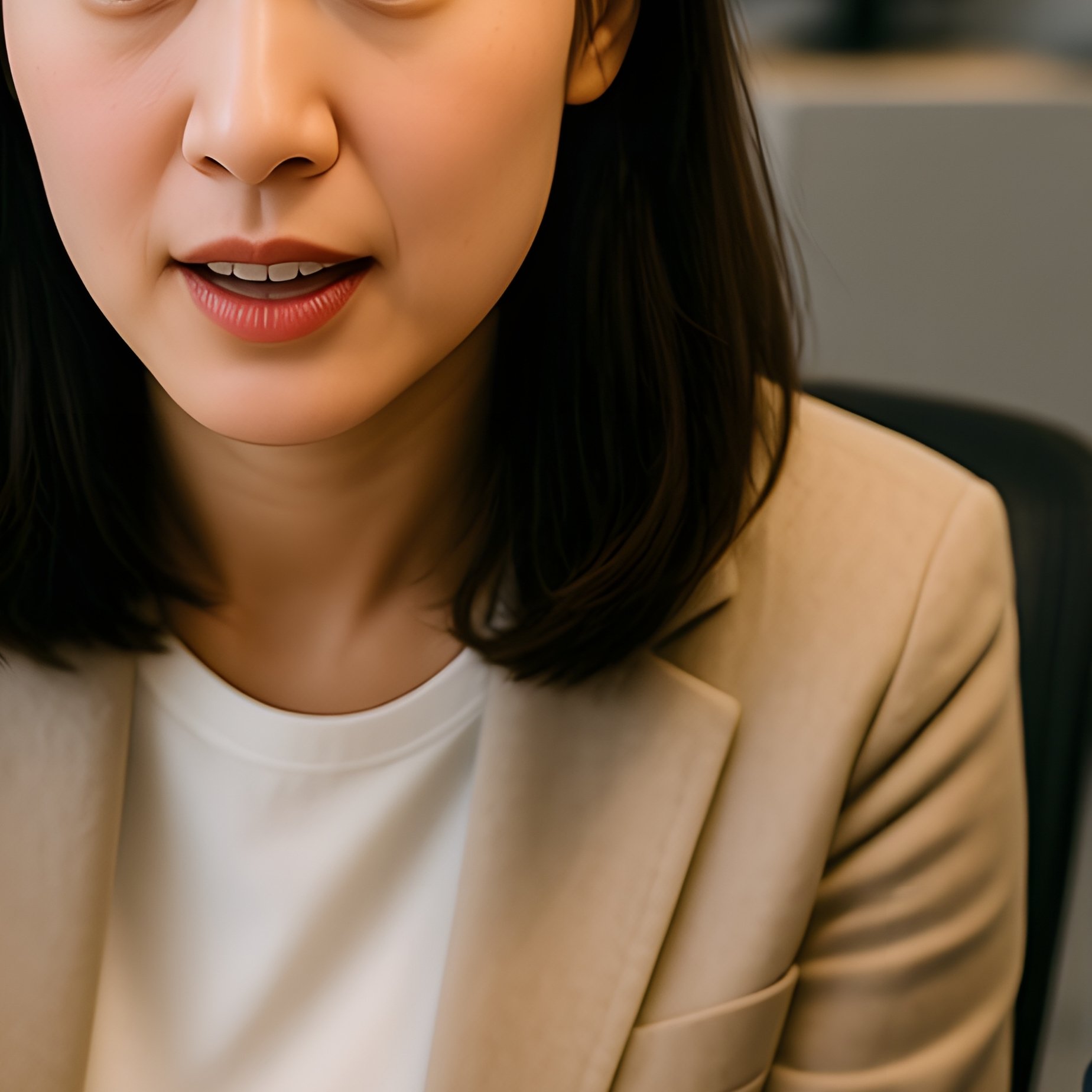Two Women Collaborating In An Office Setting Office Collaboration - Full Resolution Quality Preview