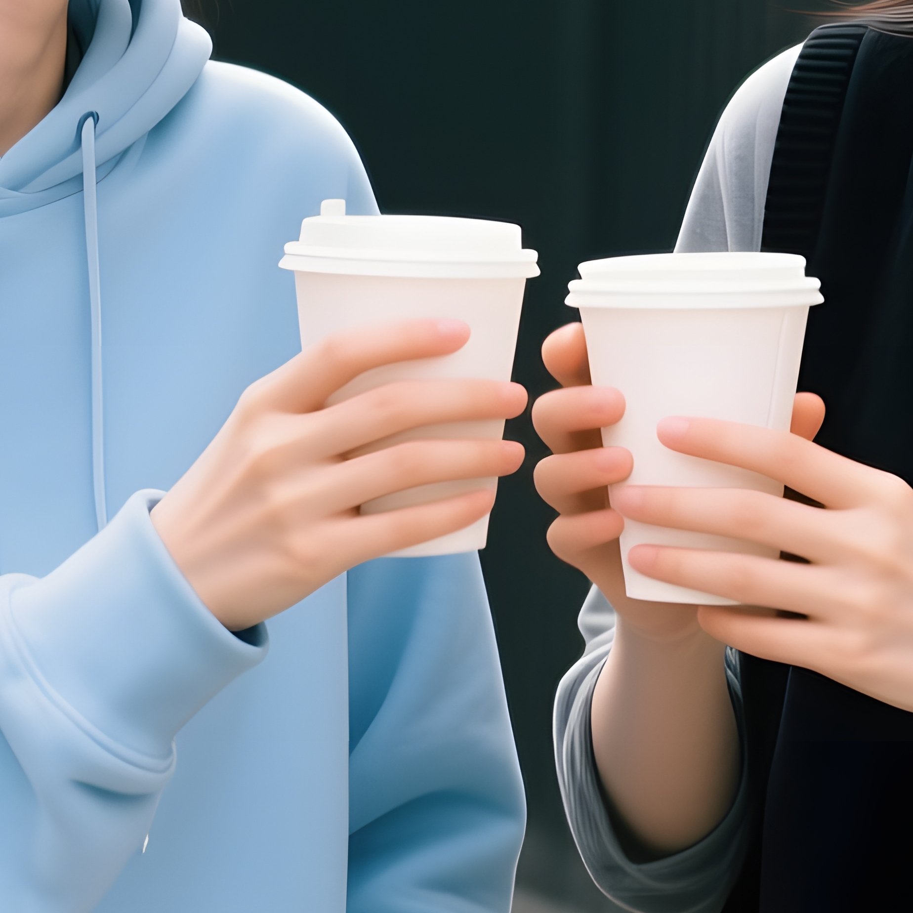 Two Women Enjoying A Moment Together Outdoors Women Outdoors - Full Resolution Quality Preview