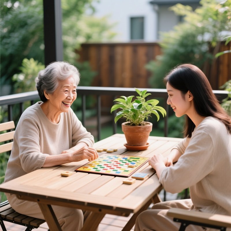 Two Women Playing A Board Game Outdoors Outdoor Leisure Board Game