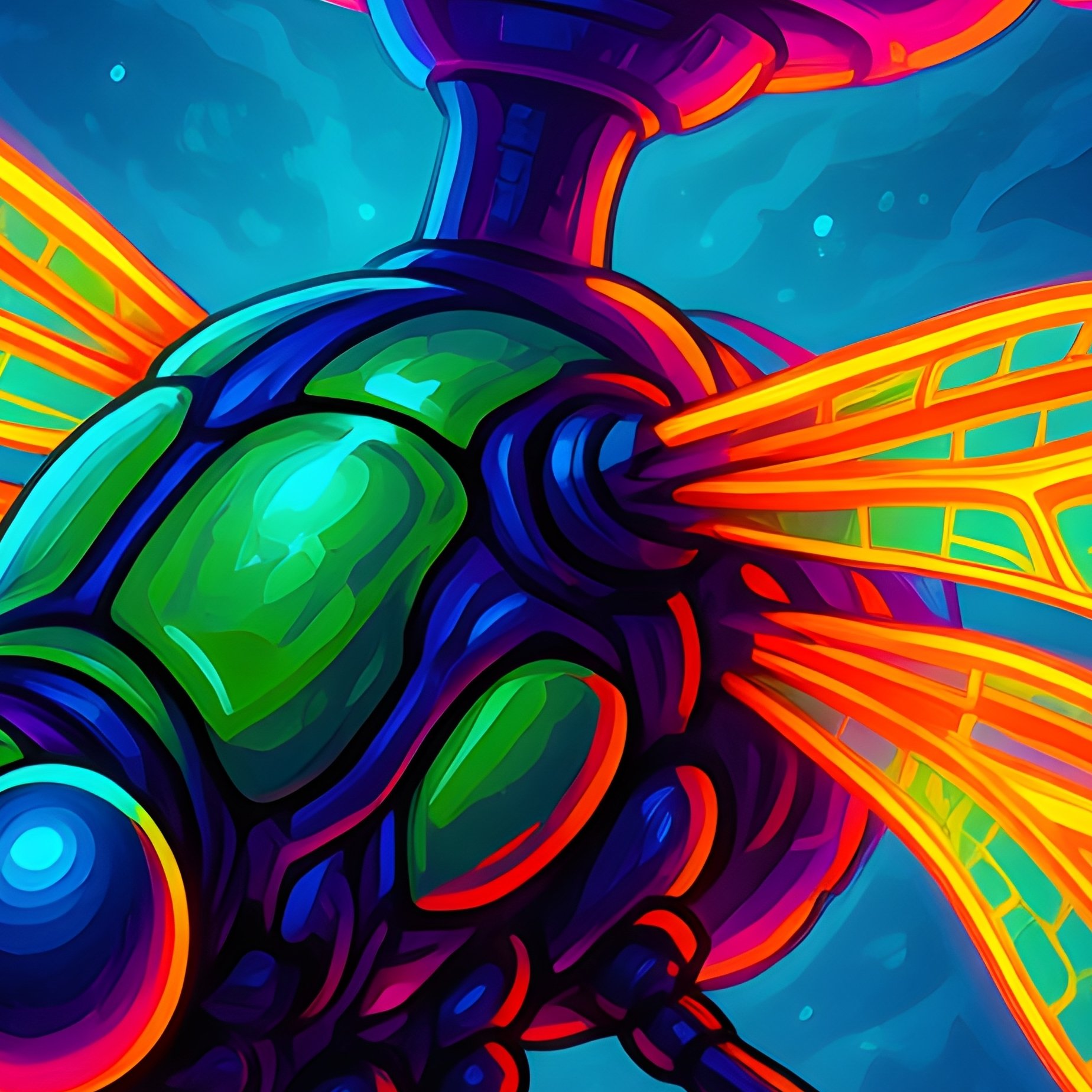 Ufo Drone Draconis 3 Artistic Representation - Full Resolution Quality Preview