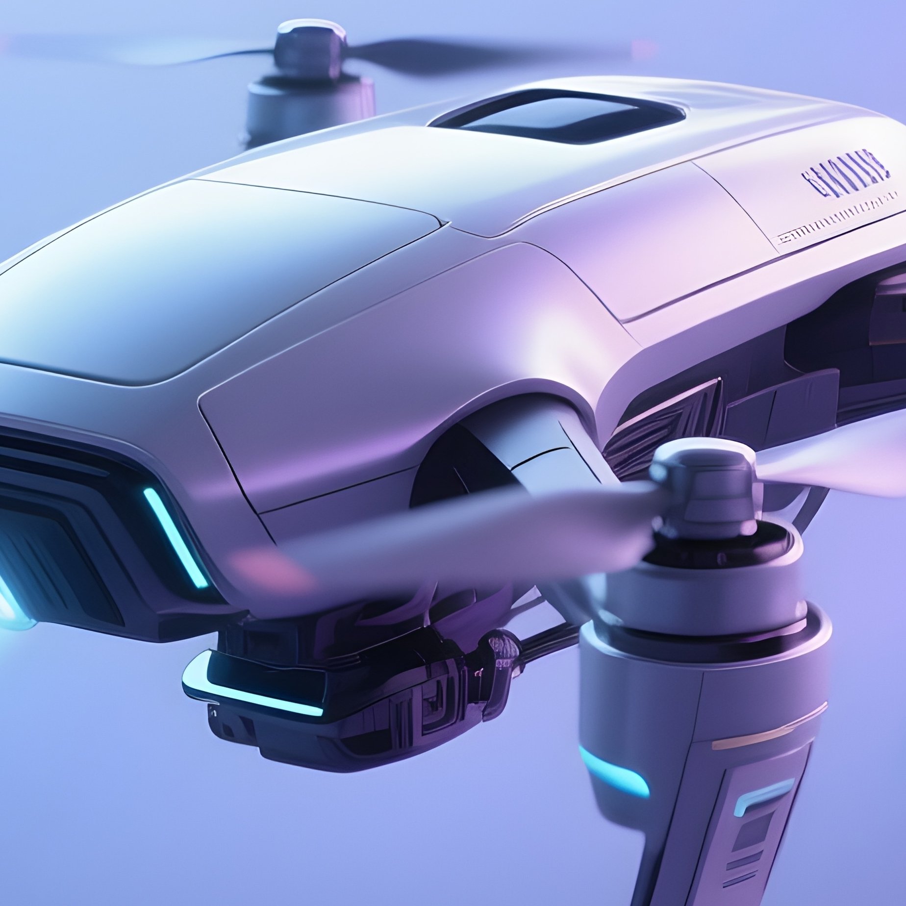 Ufo Drone Ethereal Scout Passes Through Solid Matter By Vibrating Atomic Frequency Scene - Full Resolution Quality Preview