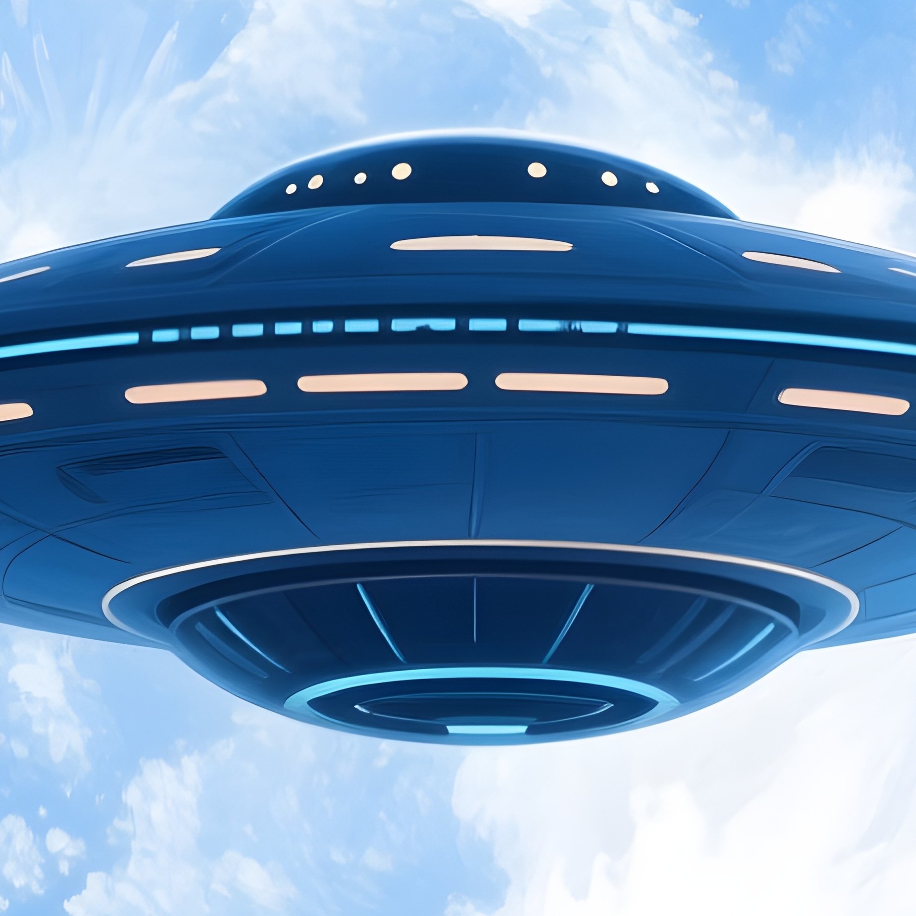 Ufo Drone Lunar Echo Mimics Moon S Glow To Blend In Night Sky Artistic - Full Resolution Quality Preview