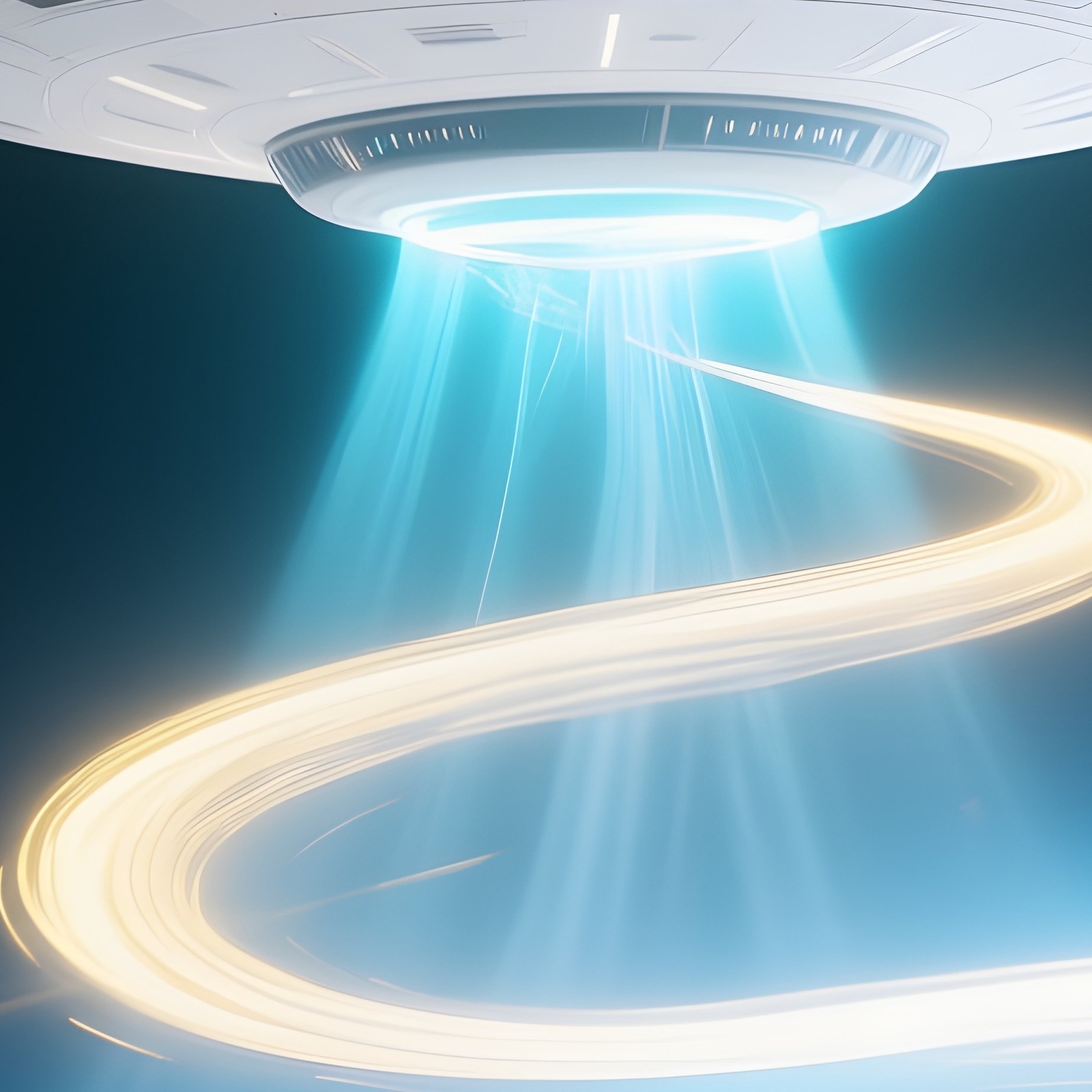 Ufo Drone Starlight Vortex Night Sky - Full Resolution Quality Preview