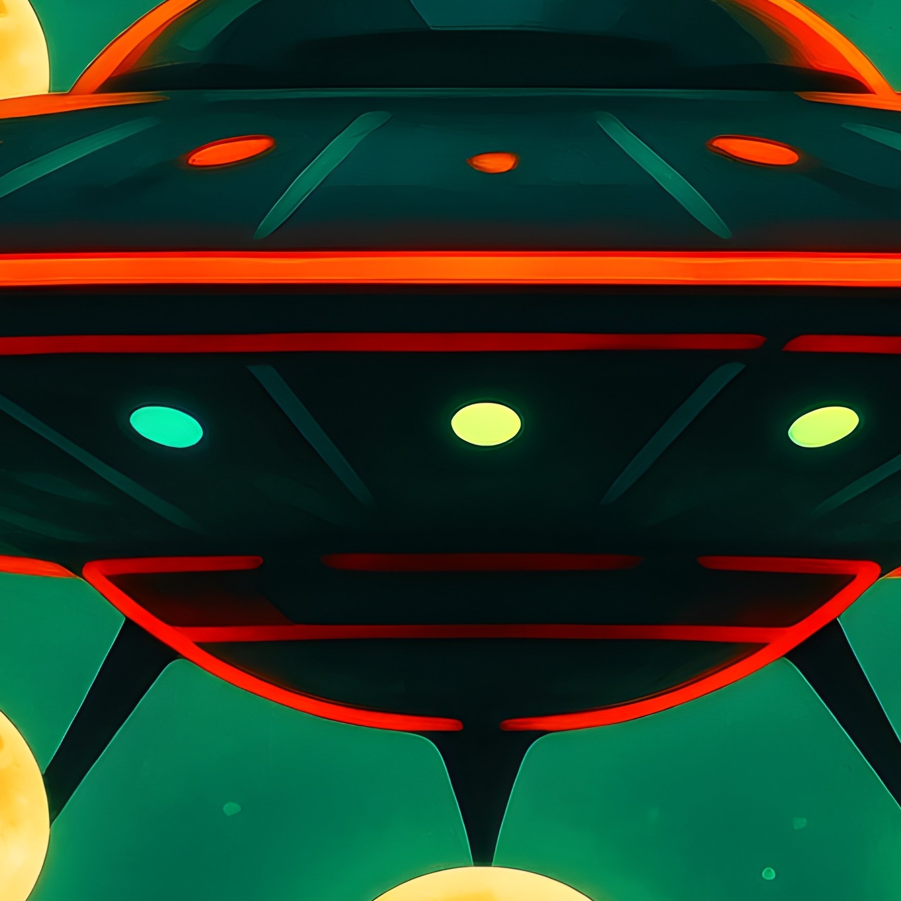 Ufo Drone Zephyr Node Splitting Orbs Abstract Art - Full Resolution Quality Preview