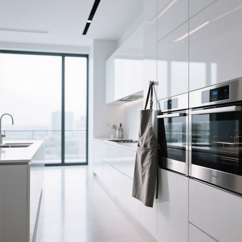 Ultra Modern Kitchen With Floor To Ceiling Windows