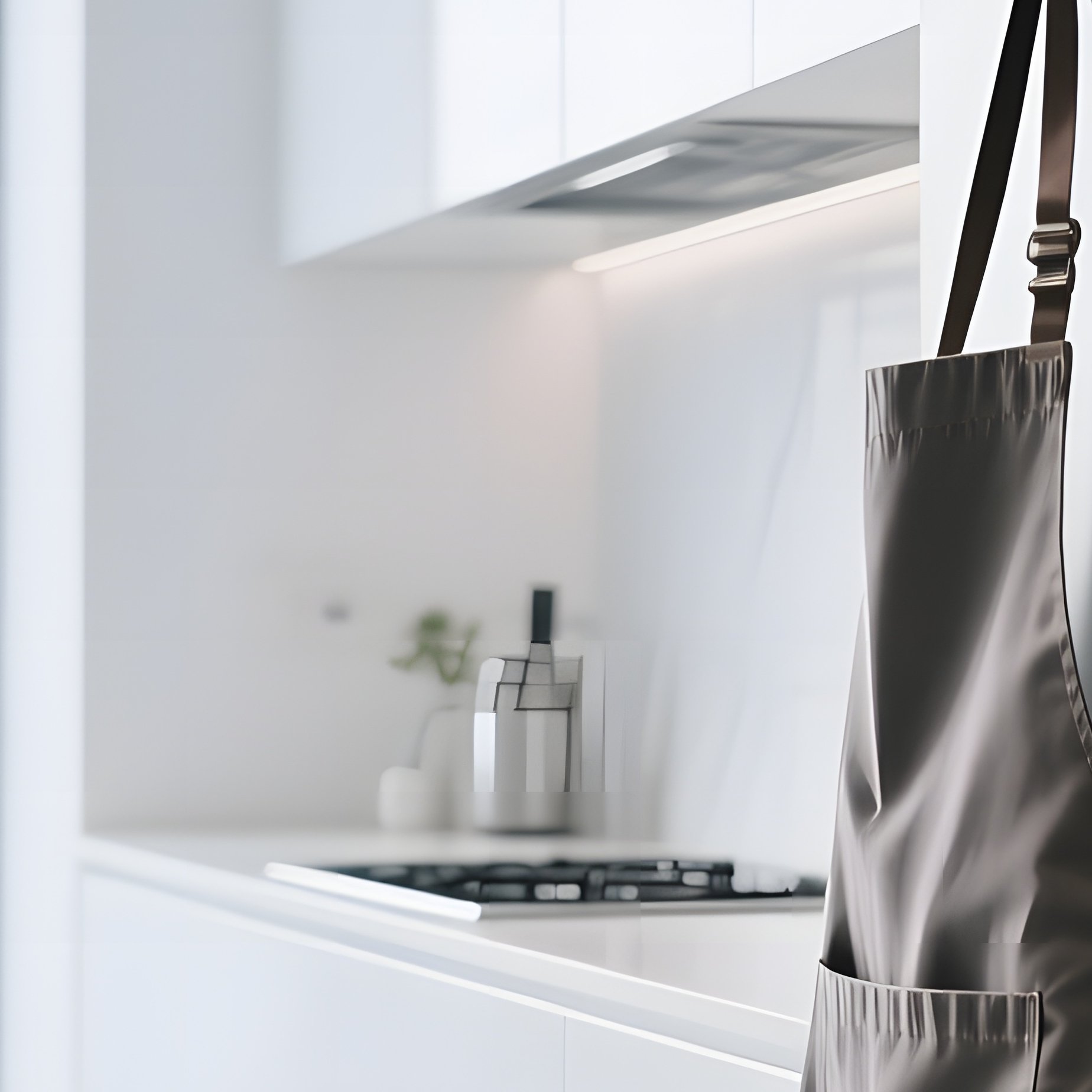 Ultra Modern Kitchen With Floor To Ceiling Windows - Full Resolution Quality Preview