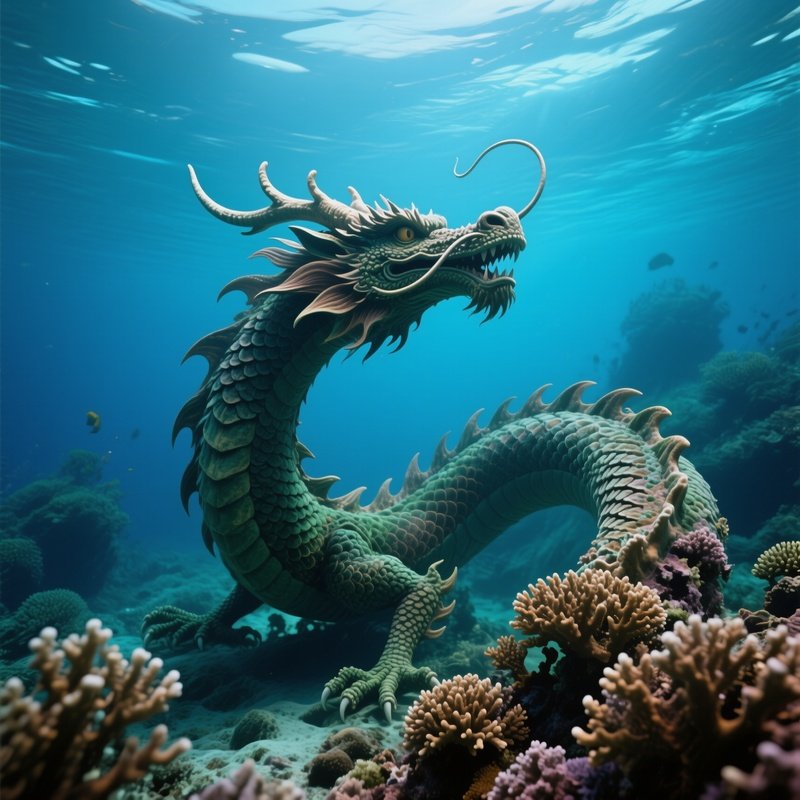 Underwater Coral Dragon Archway