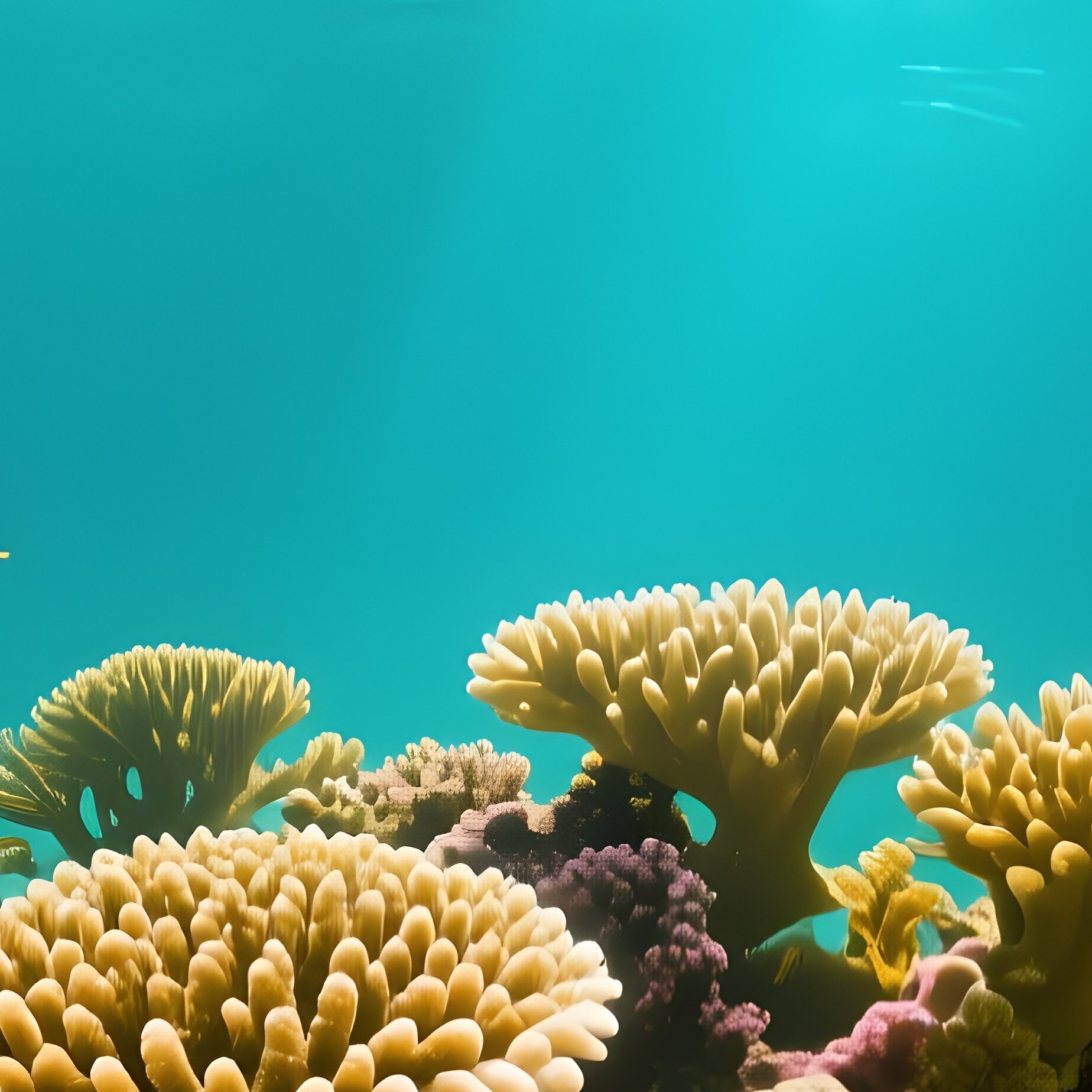 Underwater Coral Reef Golden Sand - Full Resolution Quality Preview