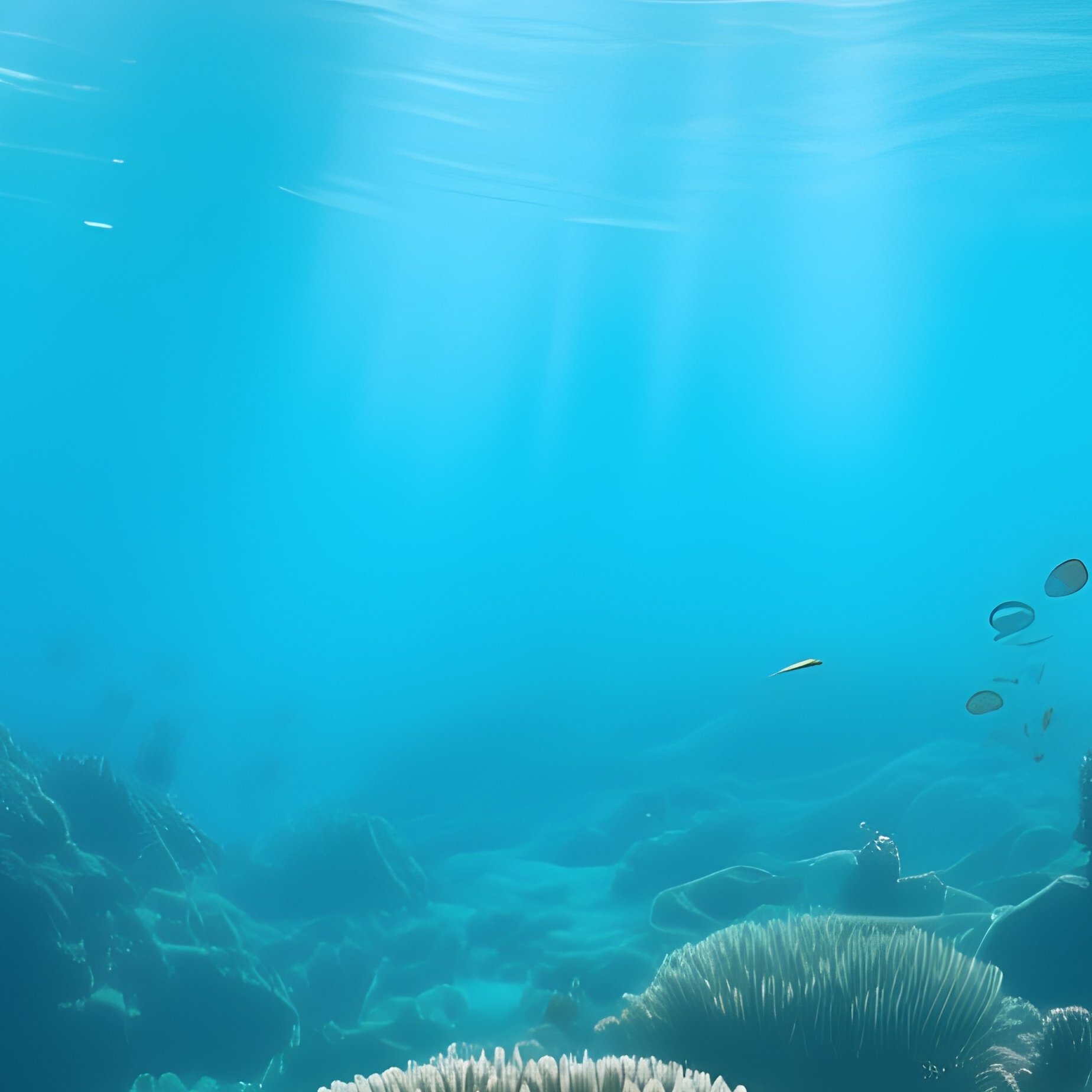 Underwater Coral Reef Sunlight - Full Resolution Quality Preview
