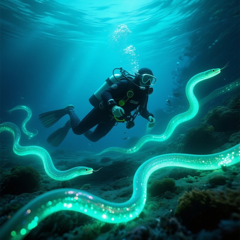 Underwater_Diver_Glowing_Eels