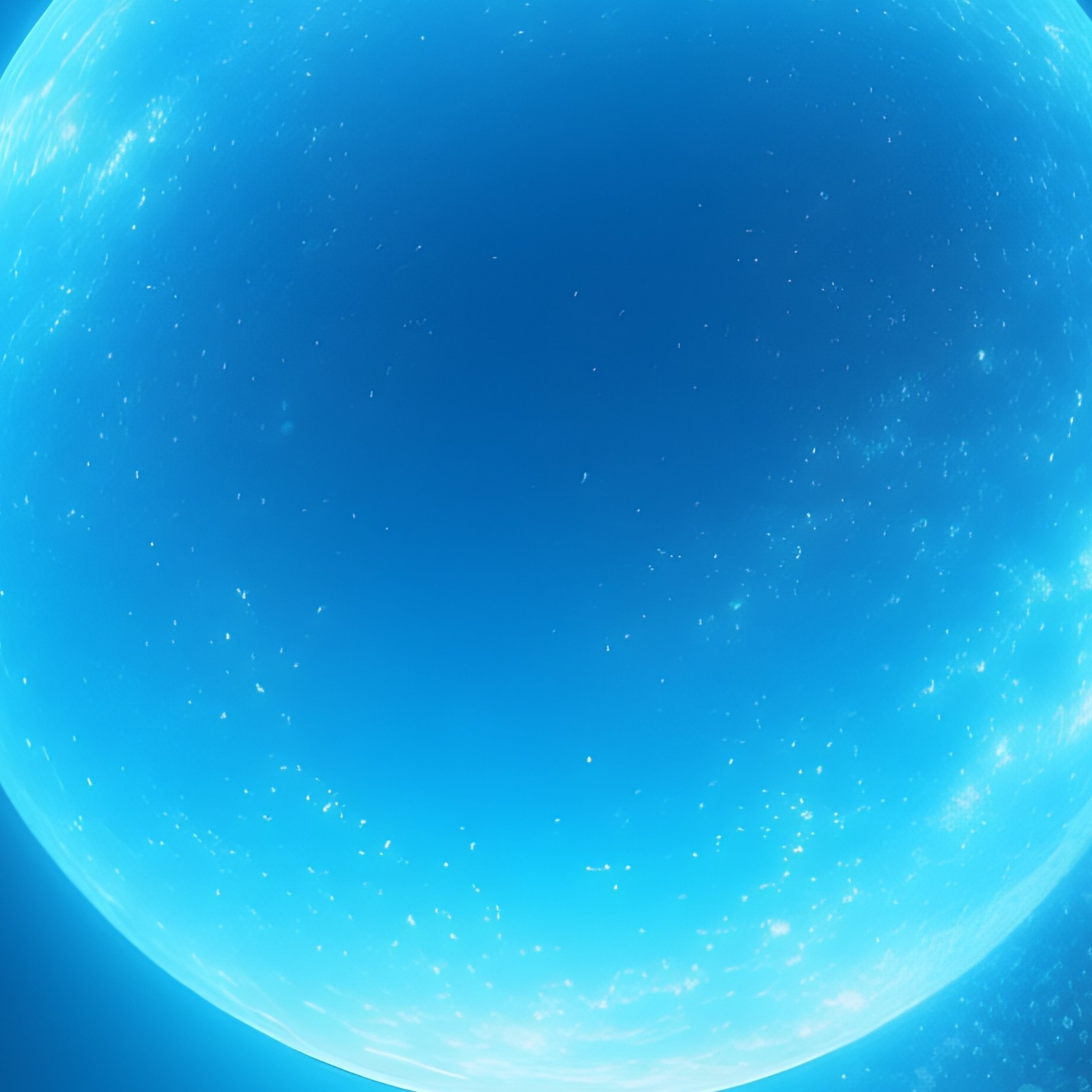 Underwater Glowing Orb Resting On Ocean Floor - Full Resolution Quality Preview