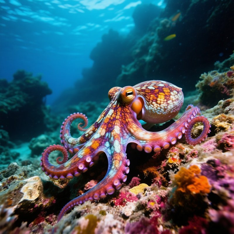 Underwater Octopus Camouflage