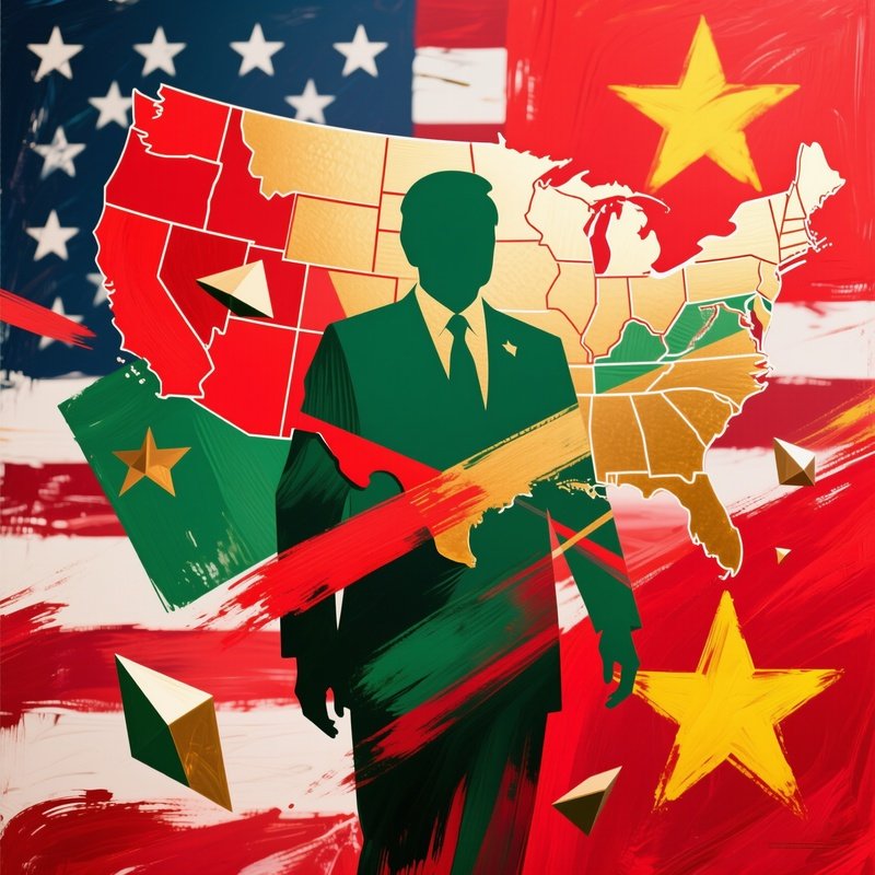 United States Has A Vietnamese President Abstract Concept