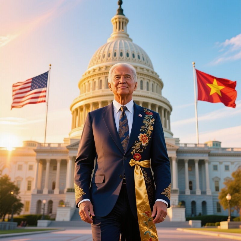 United States Has A Vietnamese President Fantasy Portrait