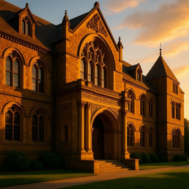 University Architecture Exterior Historic