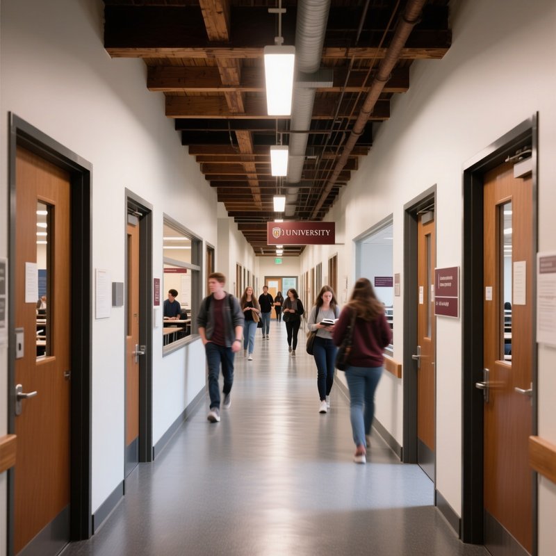 University Building Hallway
