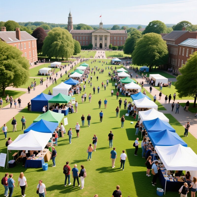 University Open Day Event Landscape