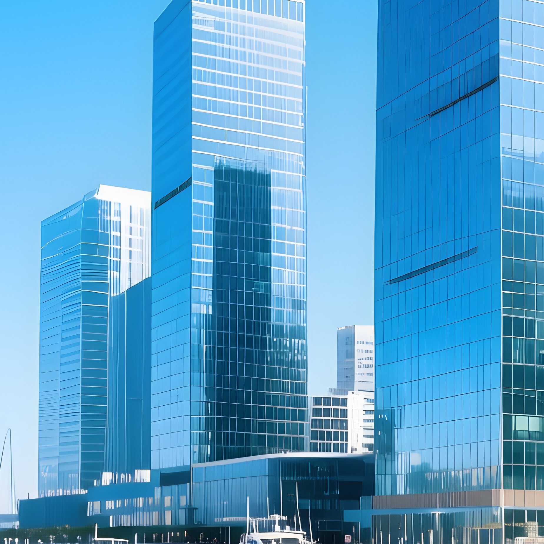 Urban Landscape Stadtbild Waterfront City - Full Resolution Quality Preview