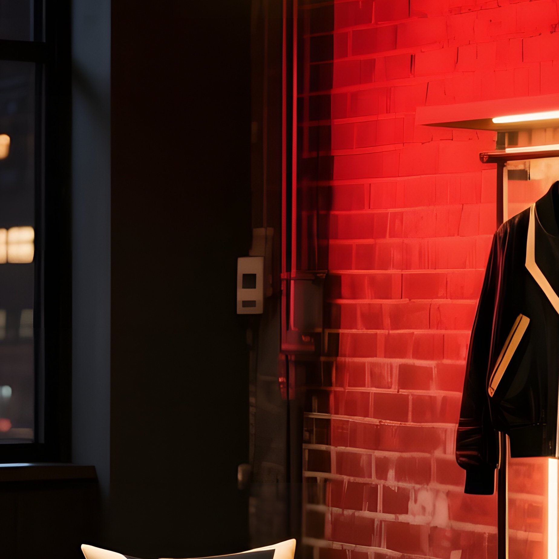 Urban Loft Night Industrial Design - Full Resolution Quality Preview