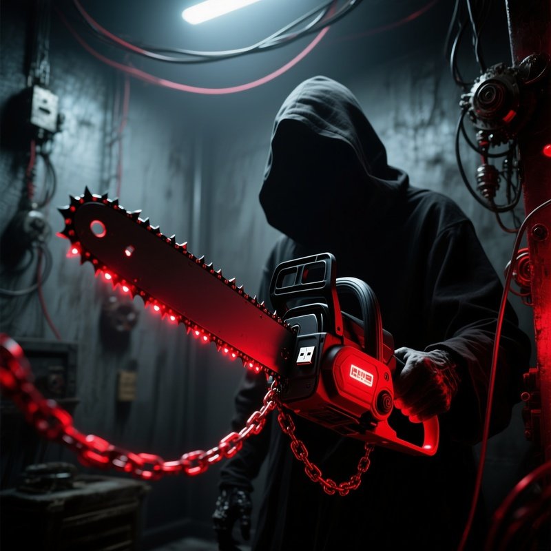 Usb Chainsaw Isaw For Intimidation