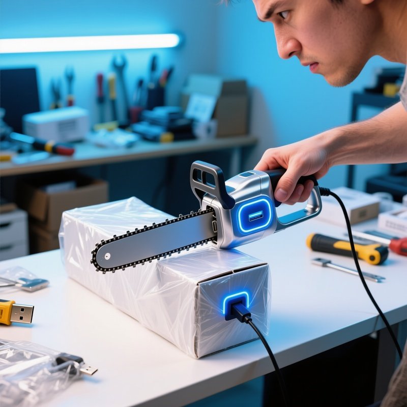 Usb Chainsaw Isaw For Packaging