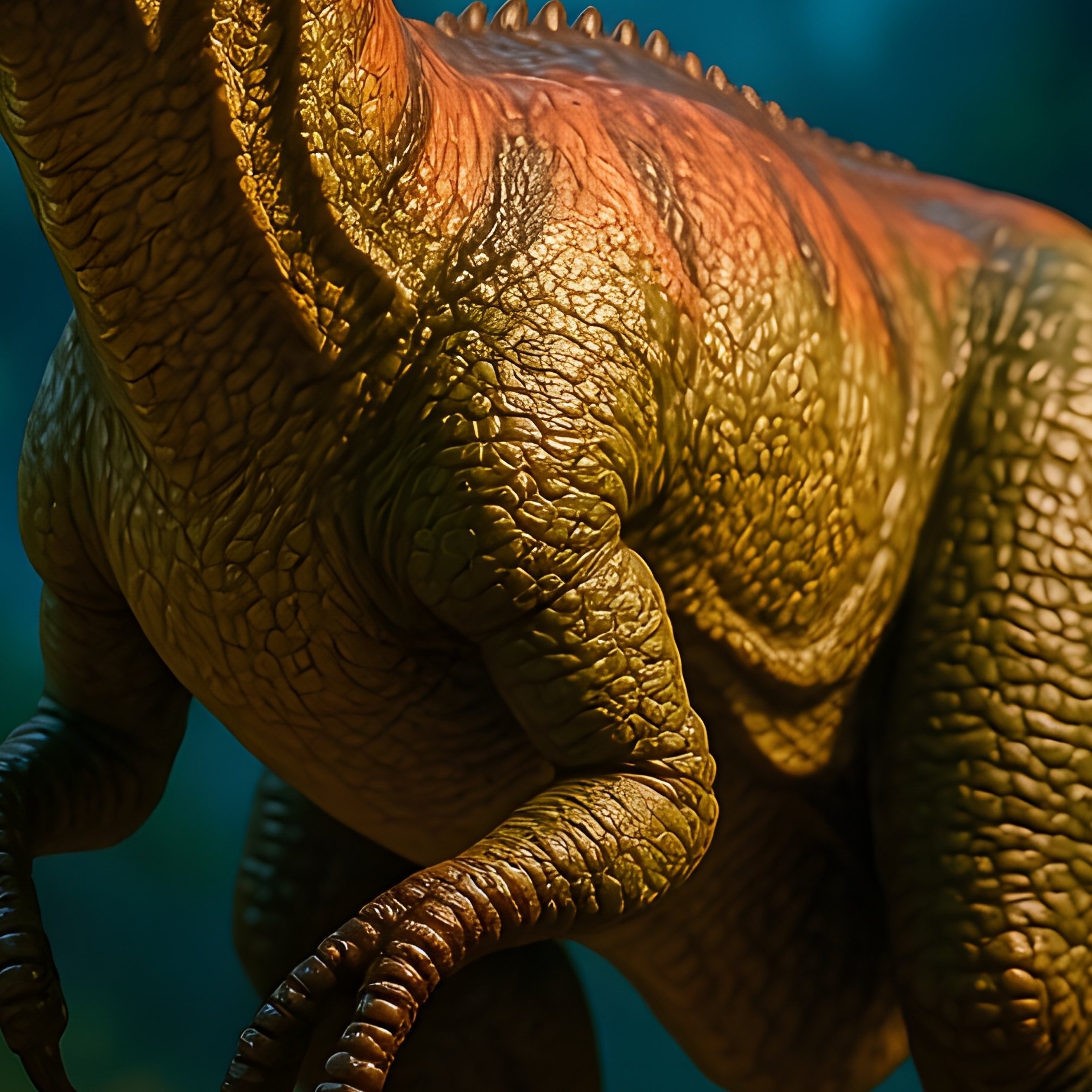 Utahraptor In Video Game Diorama - Full Resolution Quality Preview