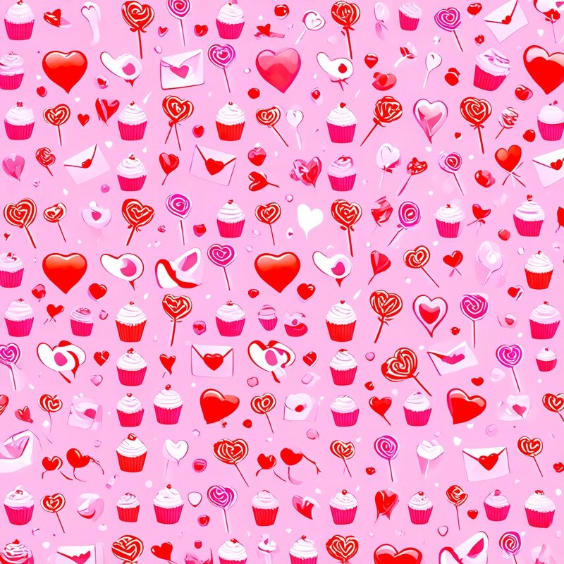 Valentines Day Themed Pattern Valentines Day Pattern