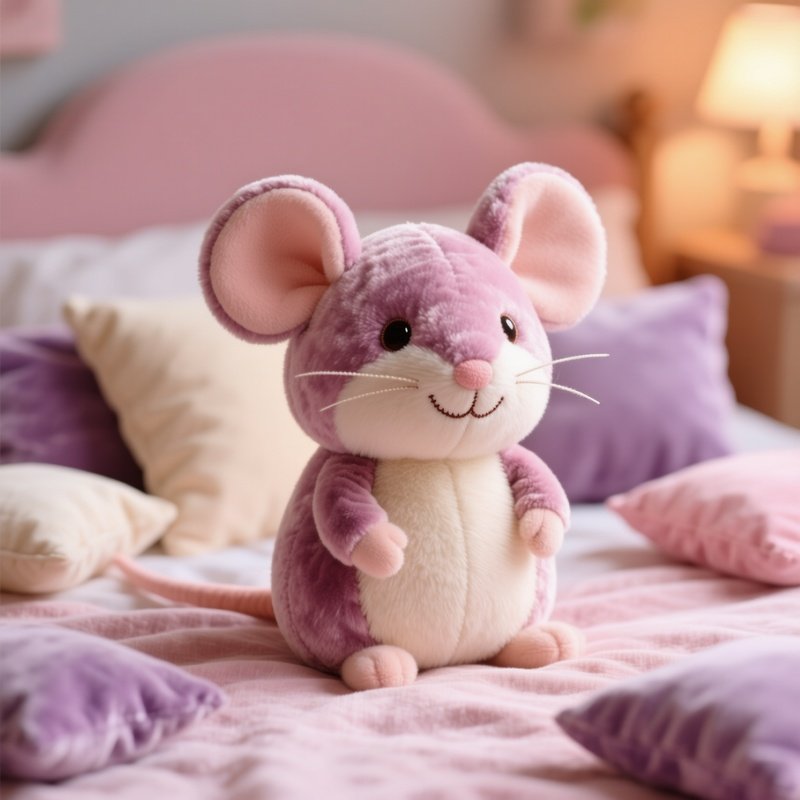Velvet Pillow Mouse Plush