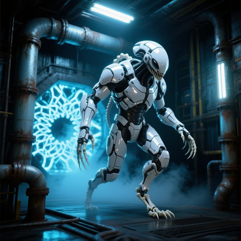 Vent Isopod Thick White Armor Reflecting Vent Light 2