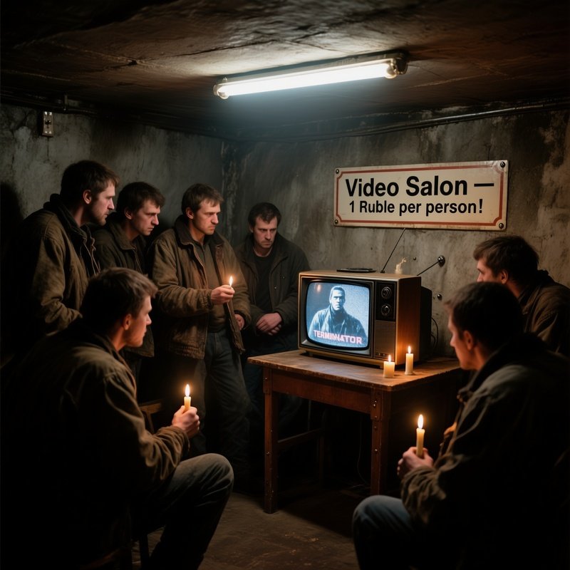 Video Salon 1989 Basement Video Room