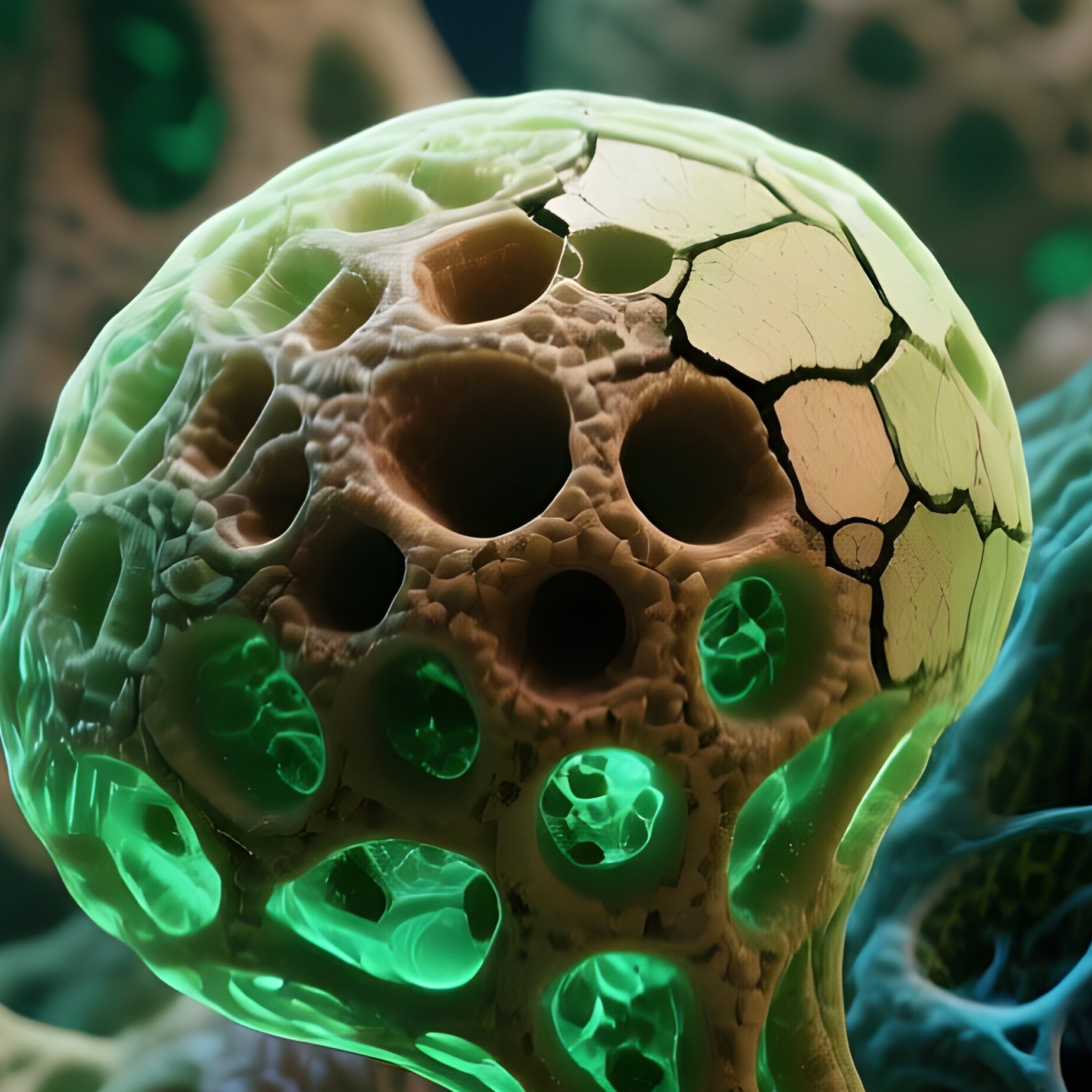 Vii Abstract Textures As Organic Forms - Full Resolution Quality Preview