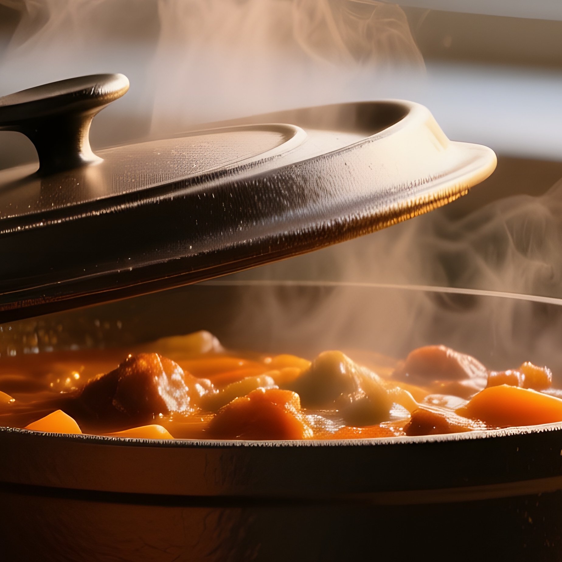 Vintage Kitchen Counter At Sunrise With Dutch Oven - Full Resolution Quality Preview
