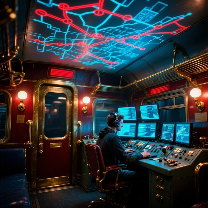 Vintage Train Carriage Hacking Lab