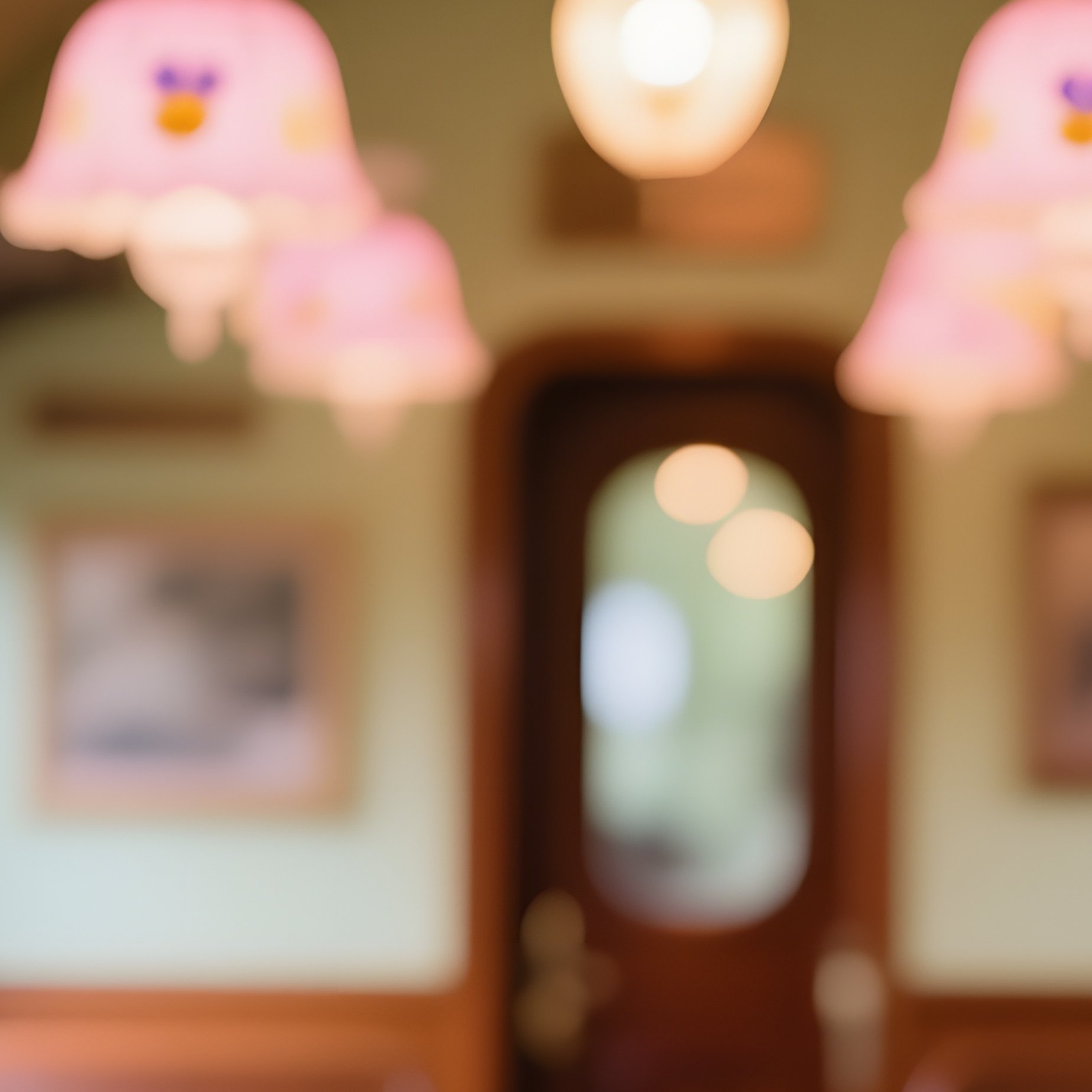 Vintage Train Carriage Interior With Pansy Lamps - Full Resolution Quality Preview