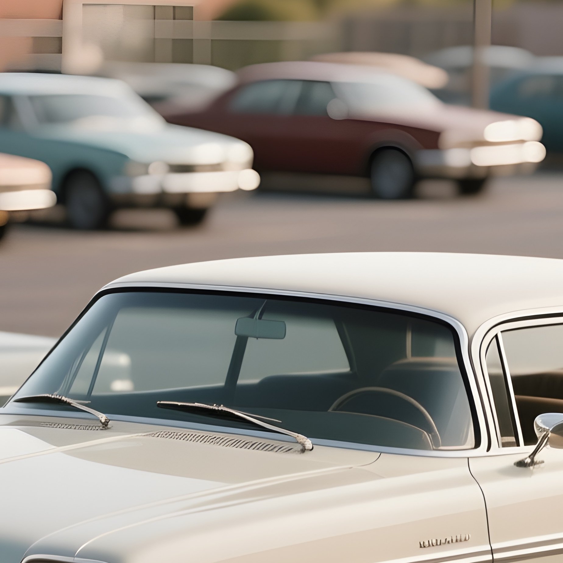 Vintage Vehicles & Parking Lot Culture - Full Resolution Quality Preview