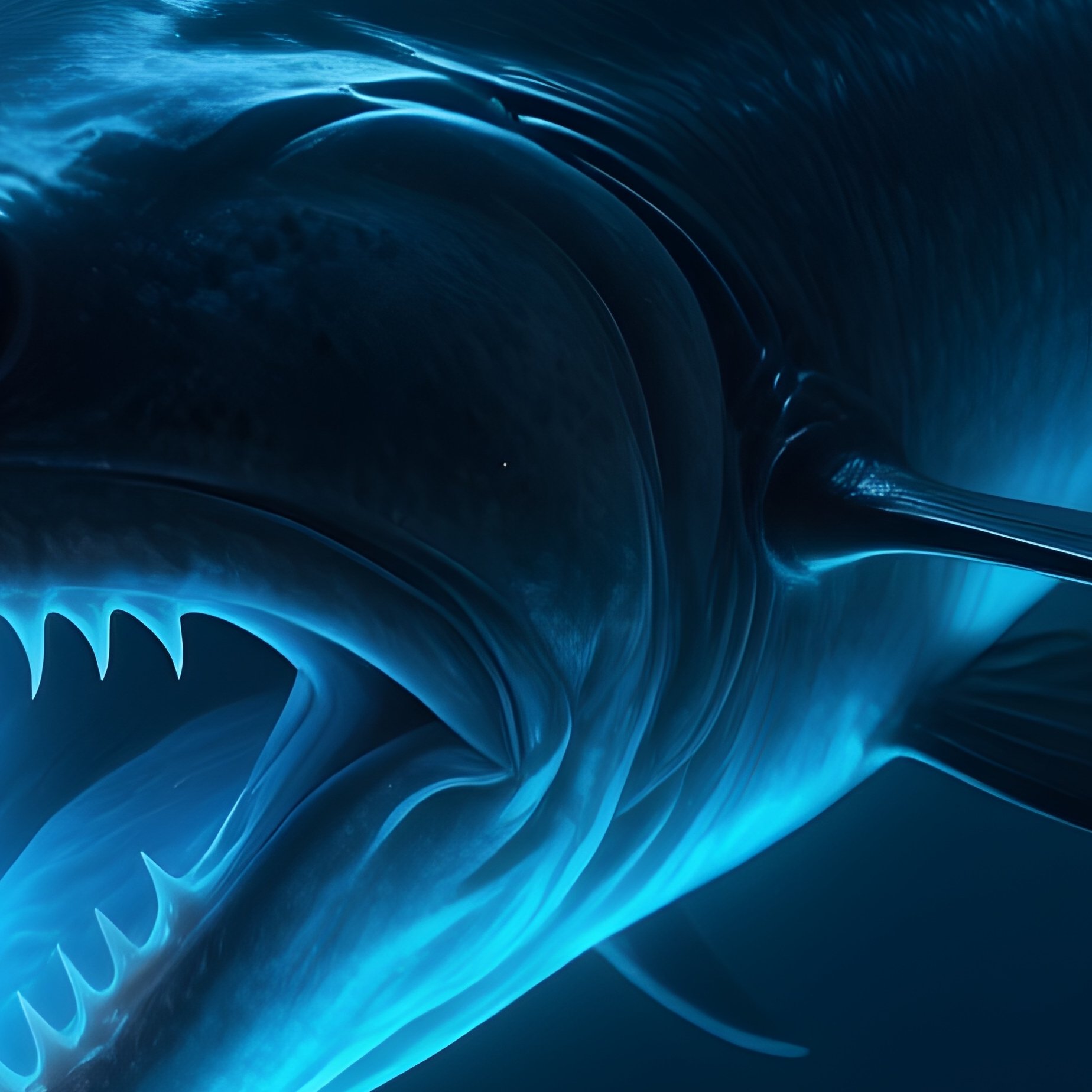 Viperfish Sharp Teeth Science Fiction Artwork - Full Resolution Quality Preview